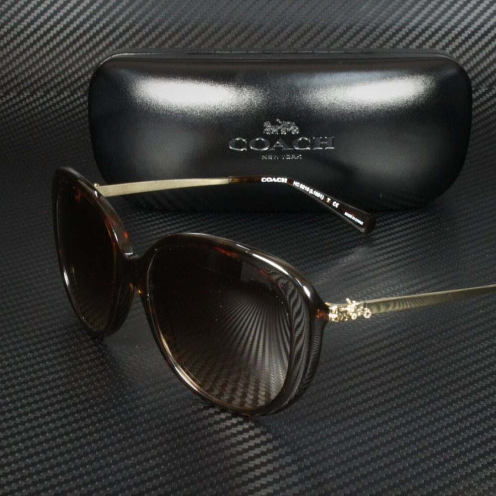 COACH Brown 57mm Sunglasses